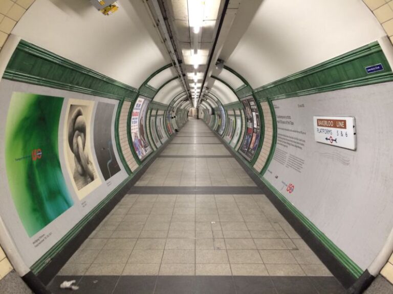 Tube Bending - white and beige hallway