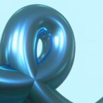 Roll Alignment - an abstract blue background with a twisted knot