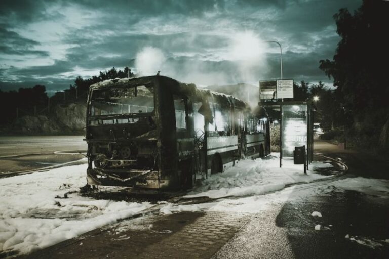 Dealing Corrosion - black bus near trees during daytime