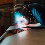 Weld Sensors - man welding iron